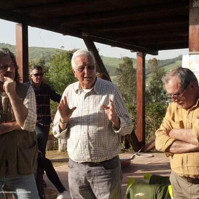 Giulio Viola In Centro Con Il Presidente E Vladimiro Raineri