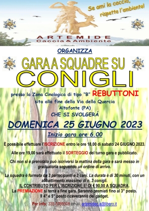 GARA 25 GIUGNO 2023